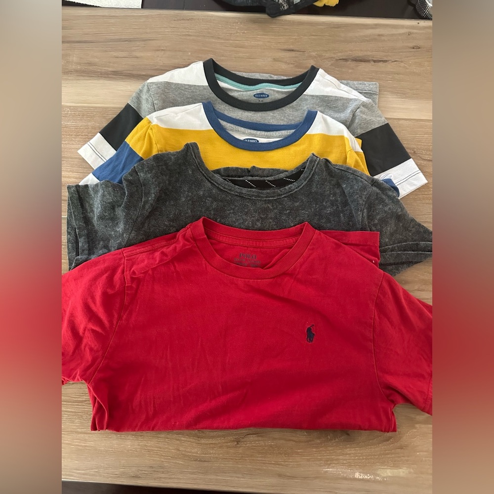 Boys Casual Short Sleeve Tees M(8/10)